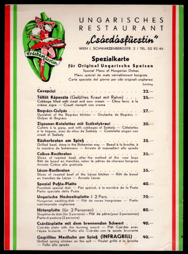 UNGARISCHES RESTAURANT