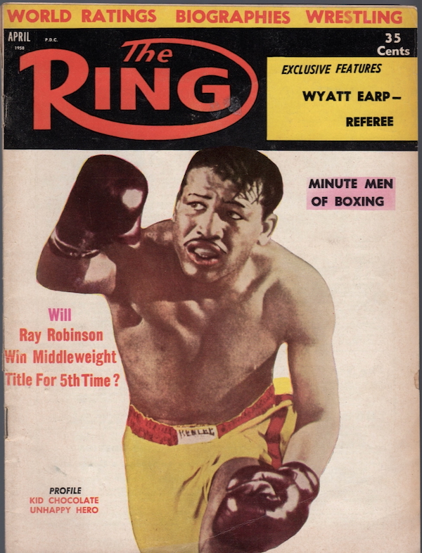 THE RING: WORLD'S OFFICIAL BOXING MAGAZINE, APRIL 1958, VOL. XXXVII, NO. 3