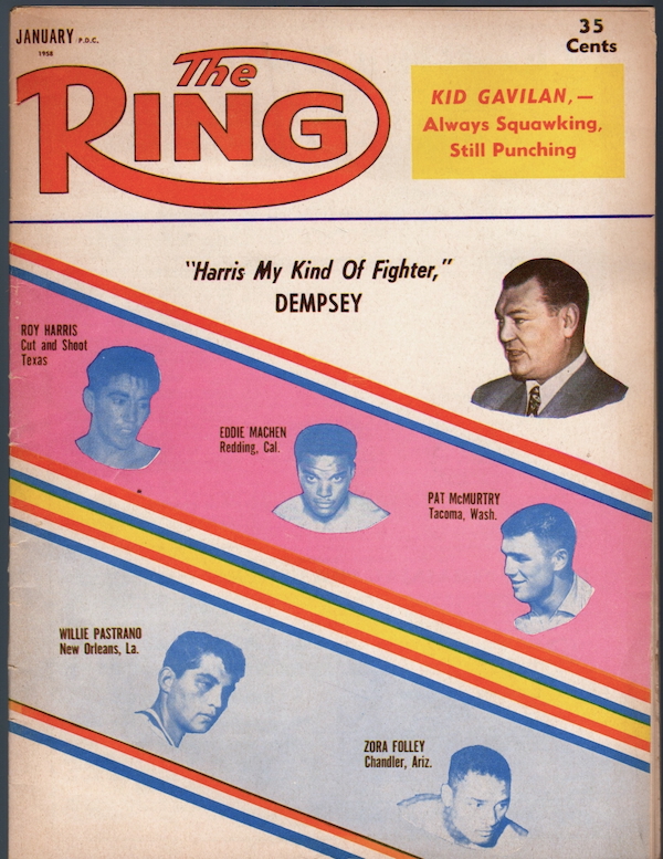 THE RING: WORLD'S OFFICIAL BOXING MAGAZINE, JANUARY 1958, VOL. XXXVI, NO. 12