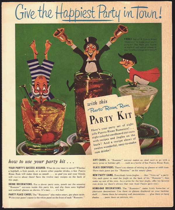GIVE THE HAPPIEST PARTY IN TOWN! WITH THIS PUERTO RICO RUM PARTY KIT