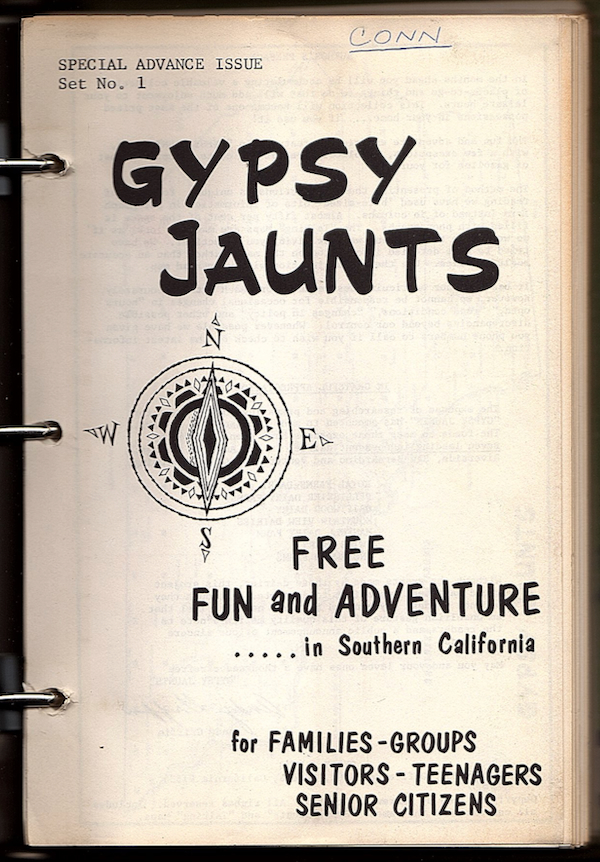 Image for GYPSY JAUNTS: FREE AND FUN ADVENTURES IN SOUTHERN CALIFORNIA FOR FAMILIES - GROUPS, VISITORS - TEENAGERS, SENIOR CITIZENS