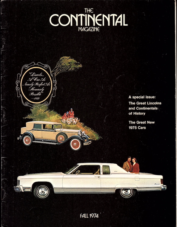 THE CONTINENTAL MAGAZINE, FALL 1974, VOL. 14, NO. 3