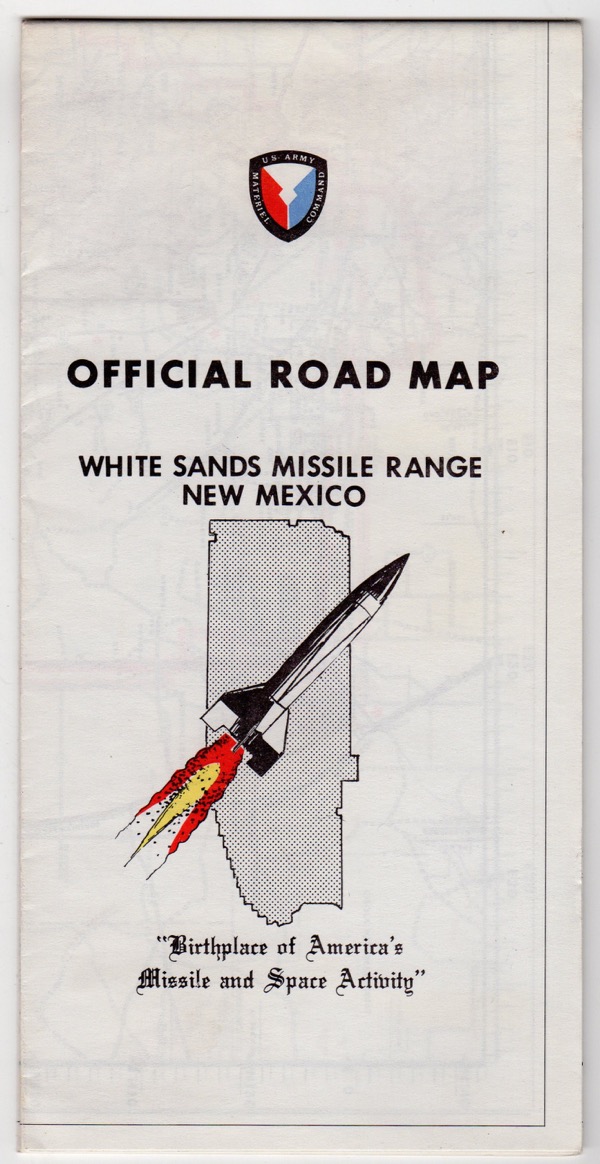 Image for OFFICIAL ROAD MAP: WHITE SANDS MISSILE RANGE, NEW MEXICO