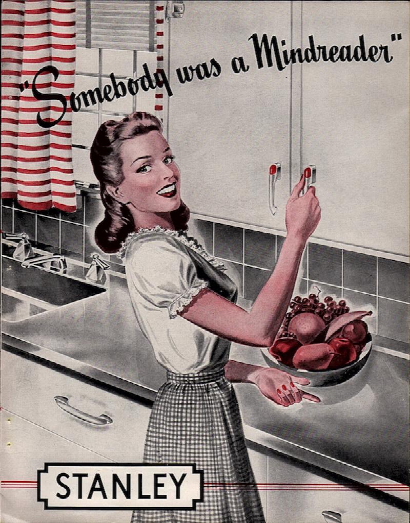 Image for BLUE RIBBON DESIGNS...STANLEY CABINET HARDWARE (COVER TITLE: "SOMEBODY WAS A MINDREADER")