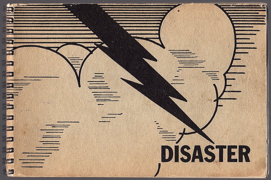 DISASTER AT OTTAWA, IOWA: A PICTURE BOOK SHOWING REPRODUCTIONS OF PHOTOGRAPHS OF THE FLOODS OF JUNE 6-15, 1947